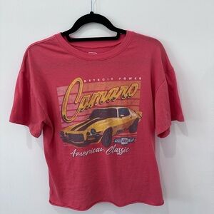 Junior’s GM Official Licensed Product Camaro American Classic T-Shirt Size Large